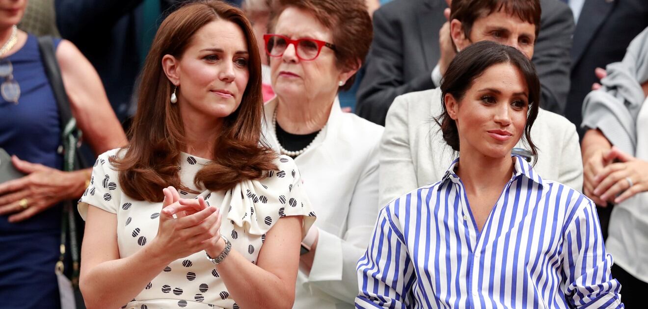 Kate Middleton y Meghan Markle, elegantes y distinguidas en Wimbledon