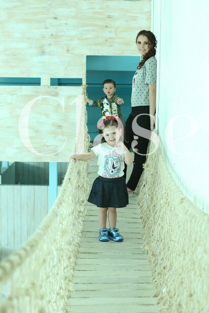 Así celebran el Día del Niño Andrea Torre y sus hijos Regina y Federico 