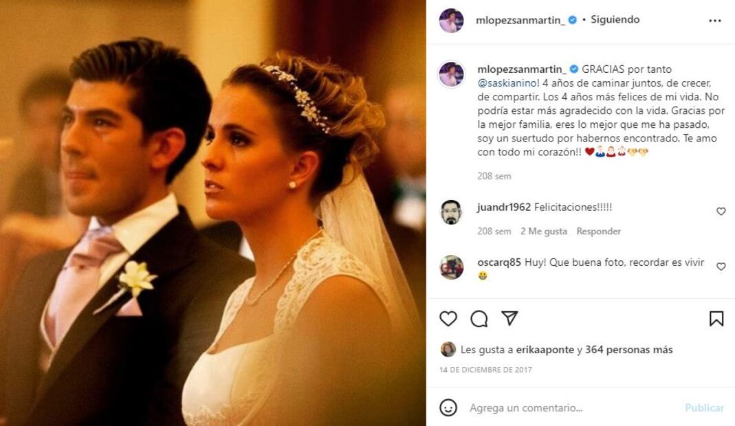 Saskia Niño de Rivera y Manuel López San Martín anuncian separación