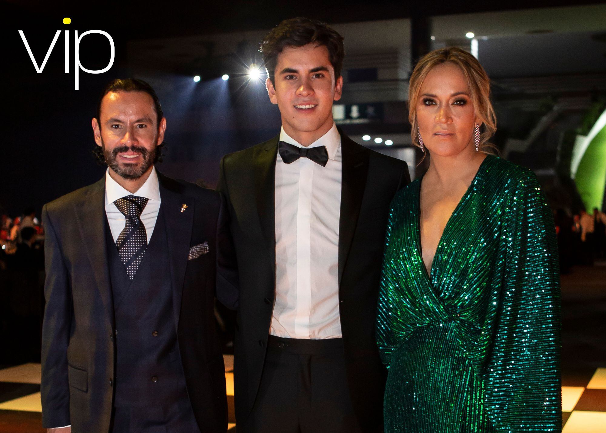 Federico y Patricio López con Carla Cervantes. (Foto: Esteban Torreblanca)