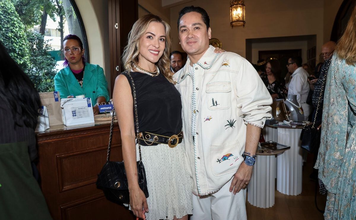 Valerie Abe Camil y Máximo Miranda. (Foto: Esteban Torreblanca)