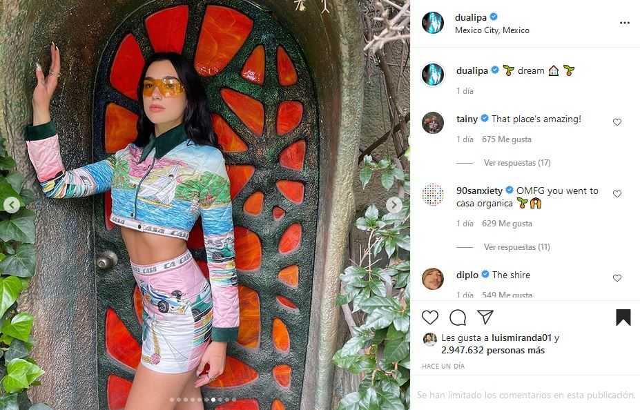 Dua Lipa disfruta la fiesta en su reciente visita a México