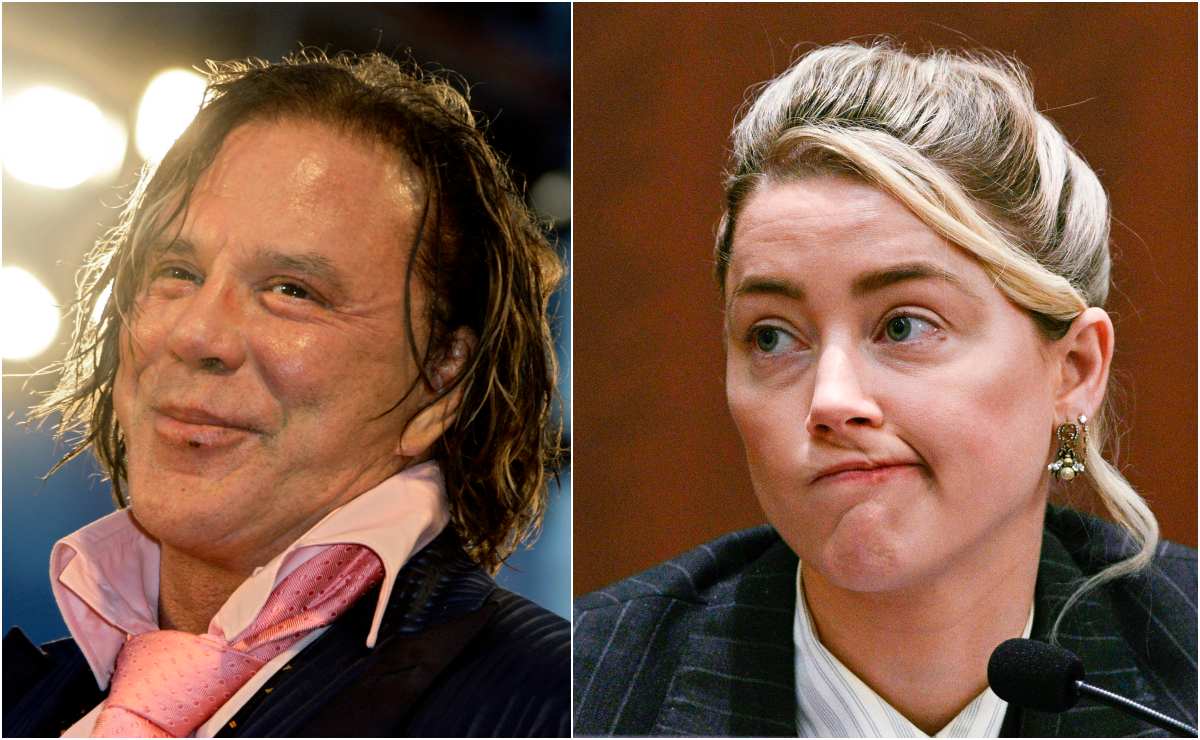 Mickey Rourke sobre Amber Heard: "es una buscadora de oro"