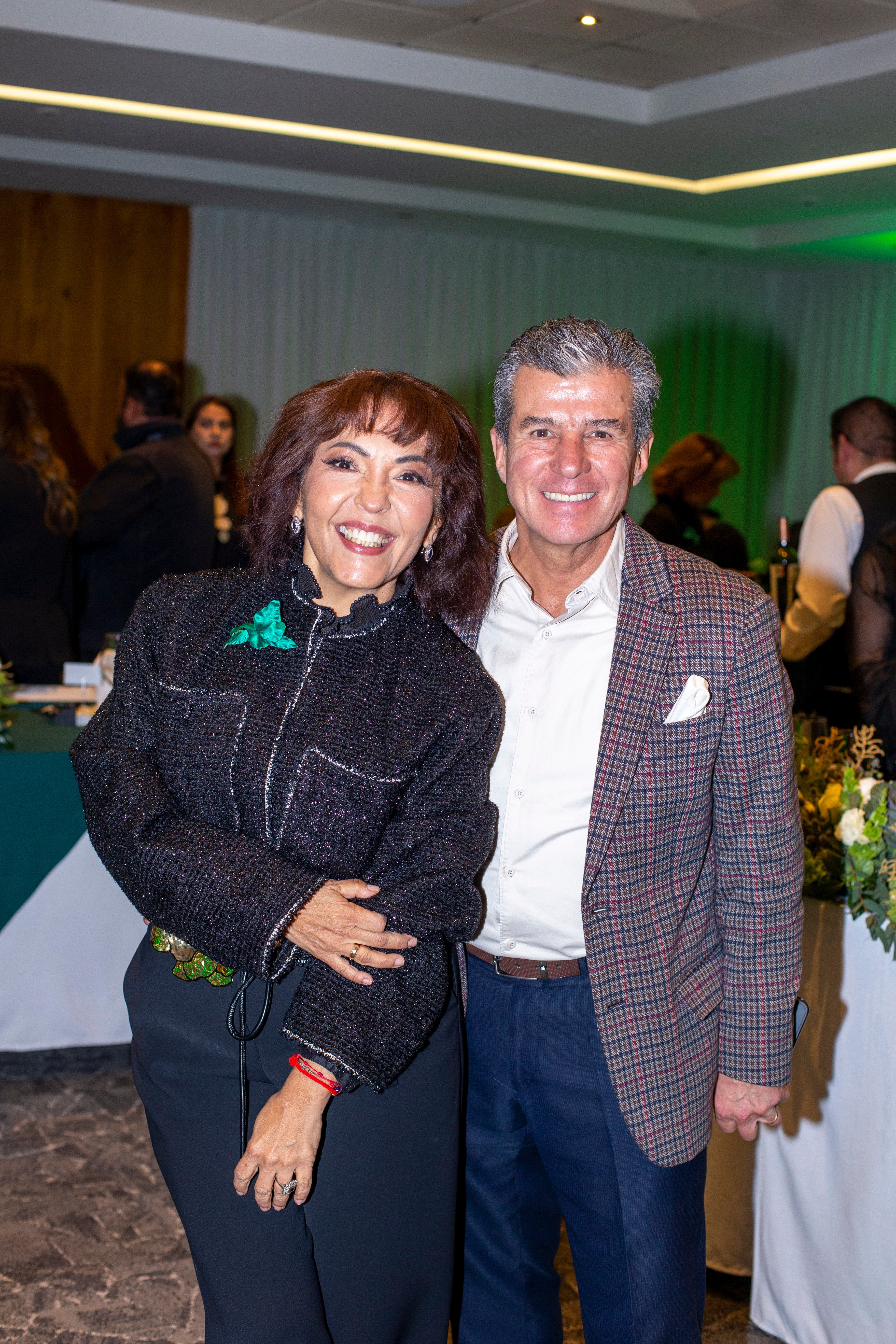 Rose Ruiz y Alberto Cinta. (Foto: Edgar Silva Fuentes S.)