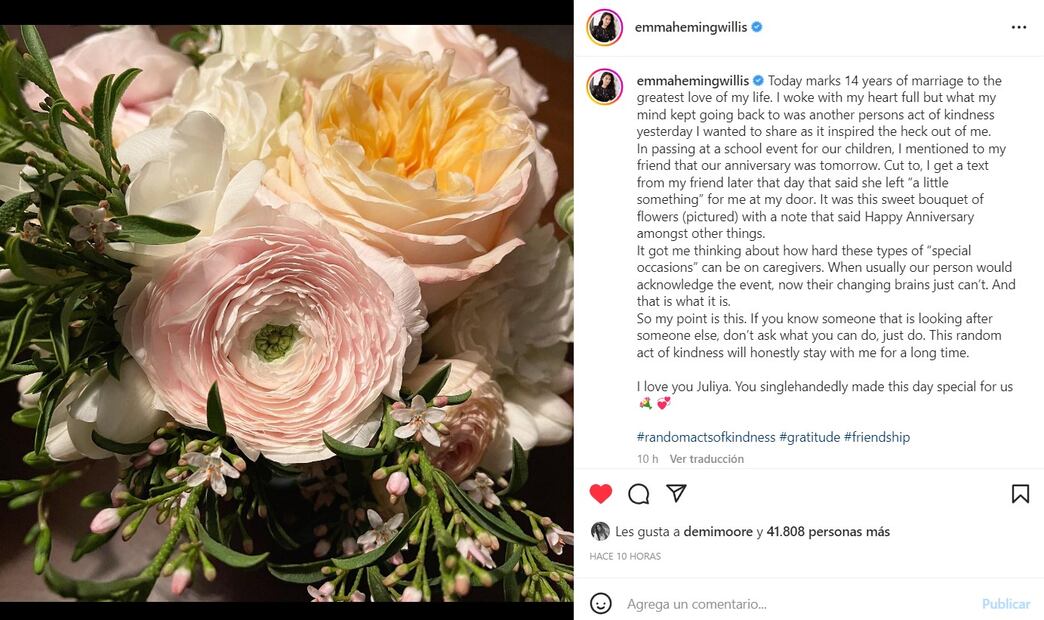 Bruce Willis se vuelve a casar en conmovedora ceremonia con Emma Heming