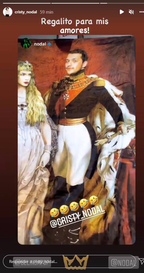 ¡Olvídate del tigre! Christian Nodal y Belinda presentan su edredón para el frío