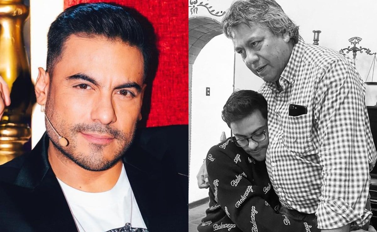 Carlos Rivera rinde emotivo homenaje a su papá junto al pequeño León