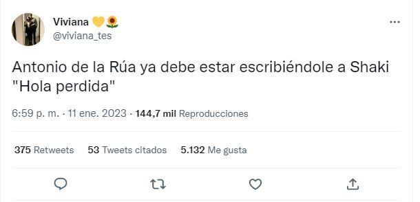 Tras los misiles de Shakira contra Piqué, Antonio de la Rúa sale a escena