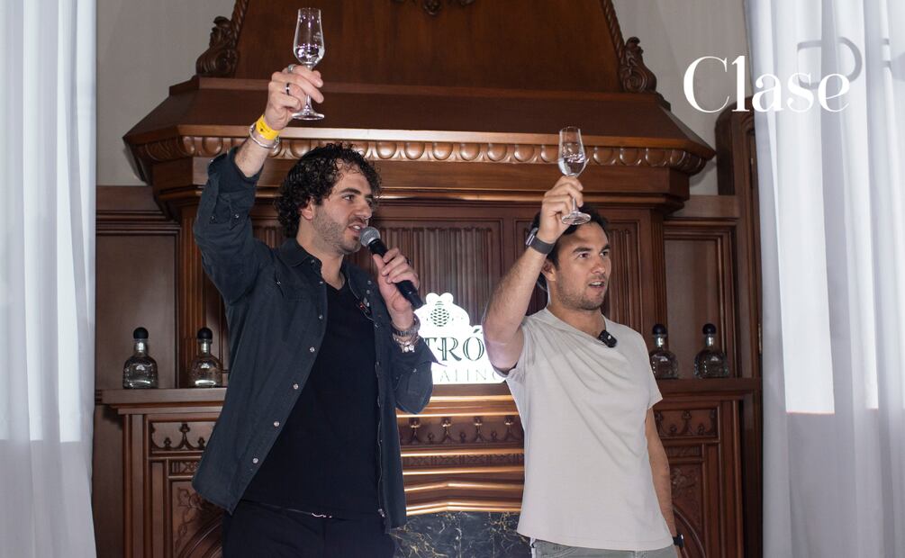 Alejandro Guizar y Sergio ‘Checo’ Pérez / Foto: Esteban Torreblanca