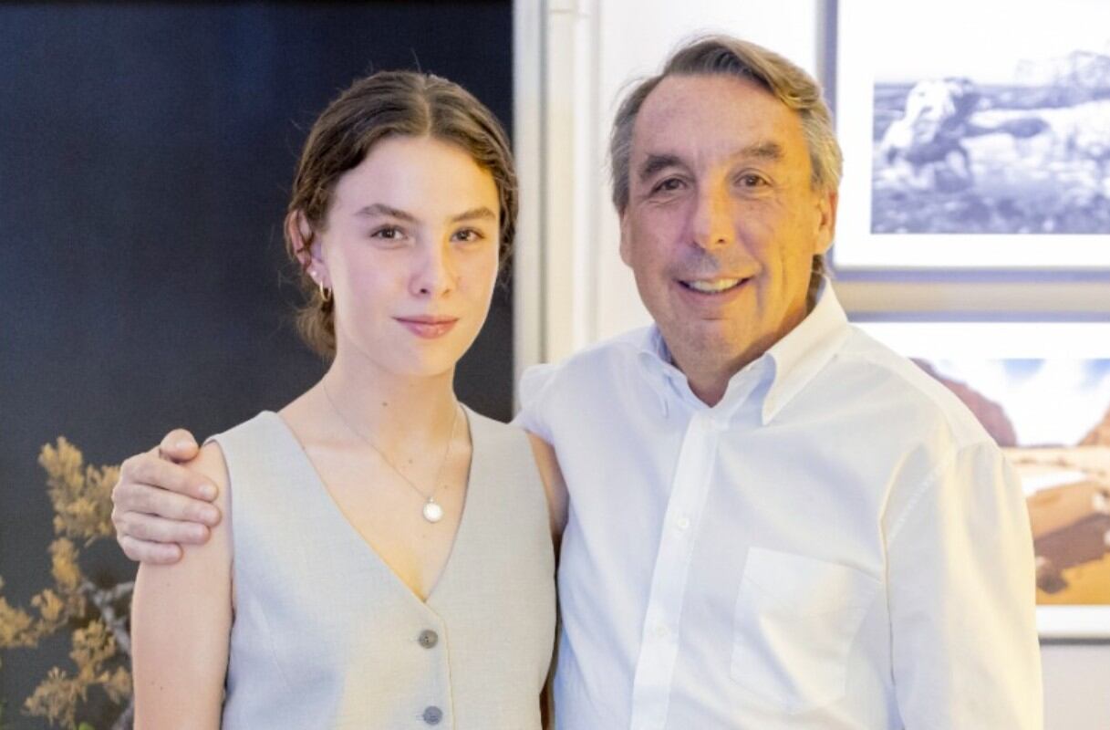 Hannah Azcárraga Fastlicht y su papá Emilio Azcárraga / Foto: Edgar Silva F.