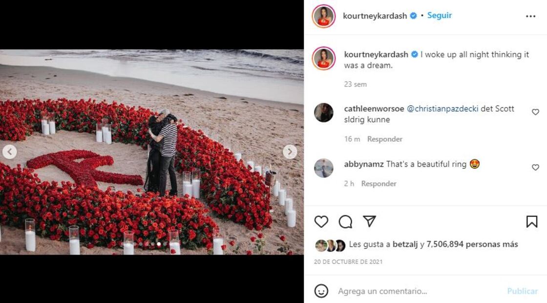 Kourtney Kardashian y Travis Barker ya se casaron en Las Vegas