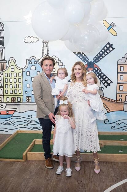 Así fue la fiesta de Masha y Gala Gorina, hijas de Michelle Torres
