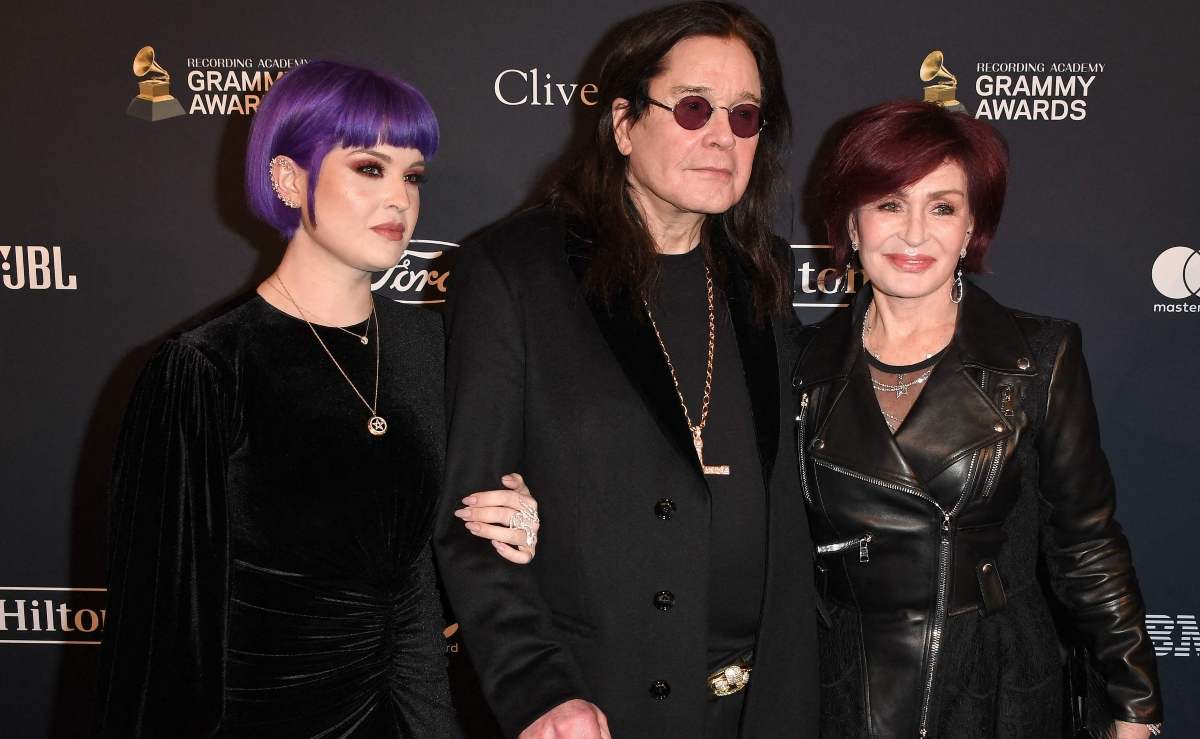 Kelly, Ozzy y Sharon Osbourne / Foto: AFP