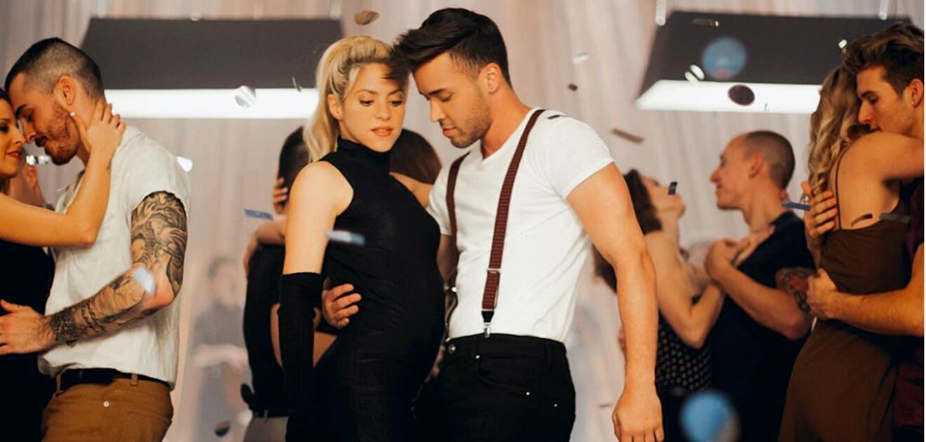 <p>Shakira compartió en sus redes sociales parte del video “Deja vu” que hizo con Prince Royce. <strong>(Fotos: Instagram)&nbsp;</strong></p>
