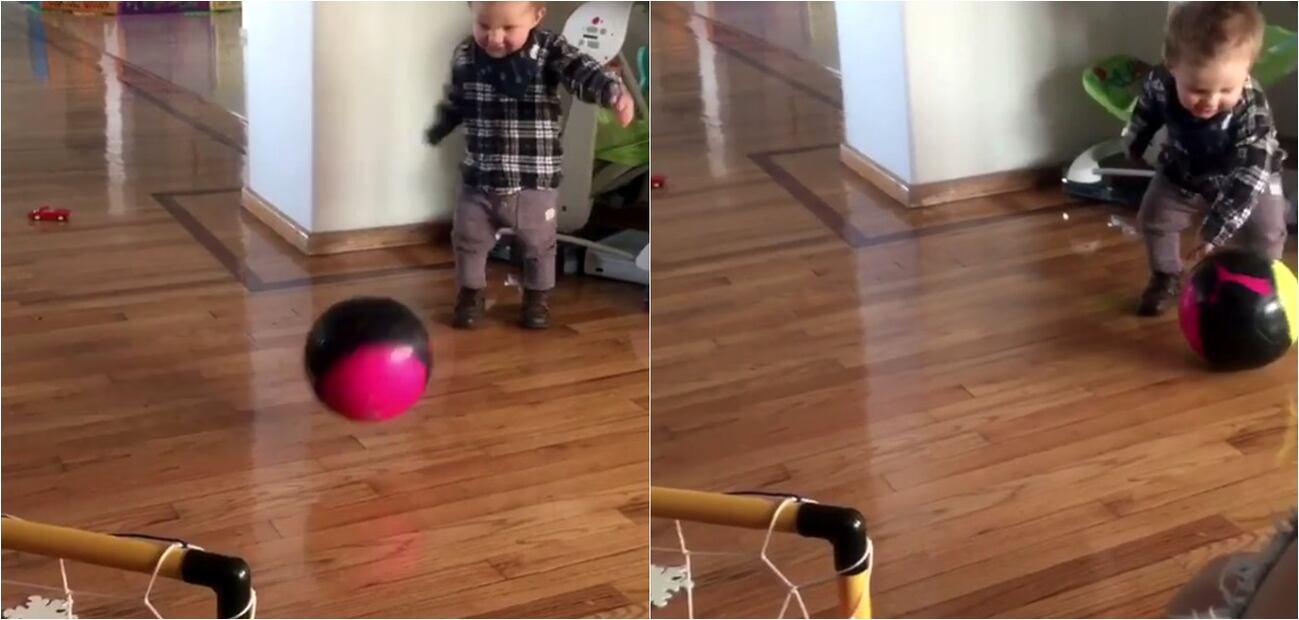 El primer gol de Andrés de Lozanne, hijo de Sandra Echeverría y Leo de Lozanne 