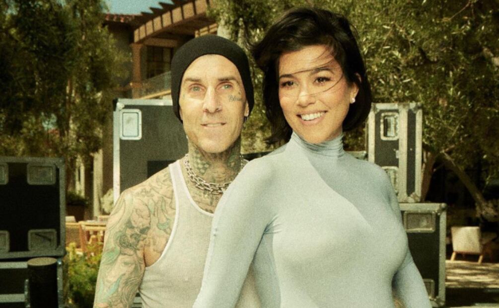 Kourtney Kardashian y Travis Barker / Foto: Instagram.