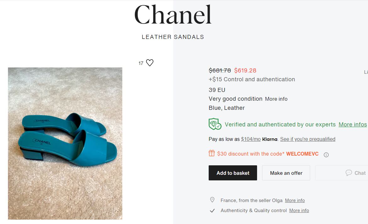 Loreto Peralta, glamourosa con sandalias Chanel
