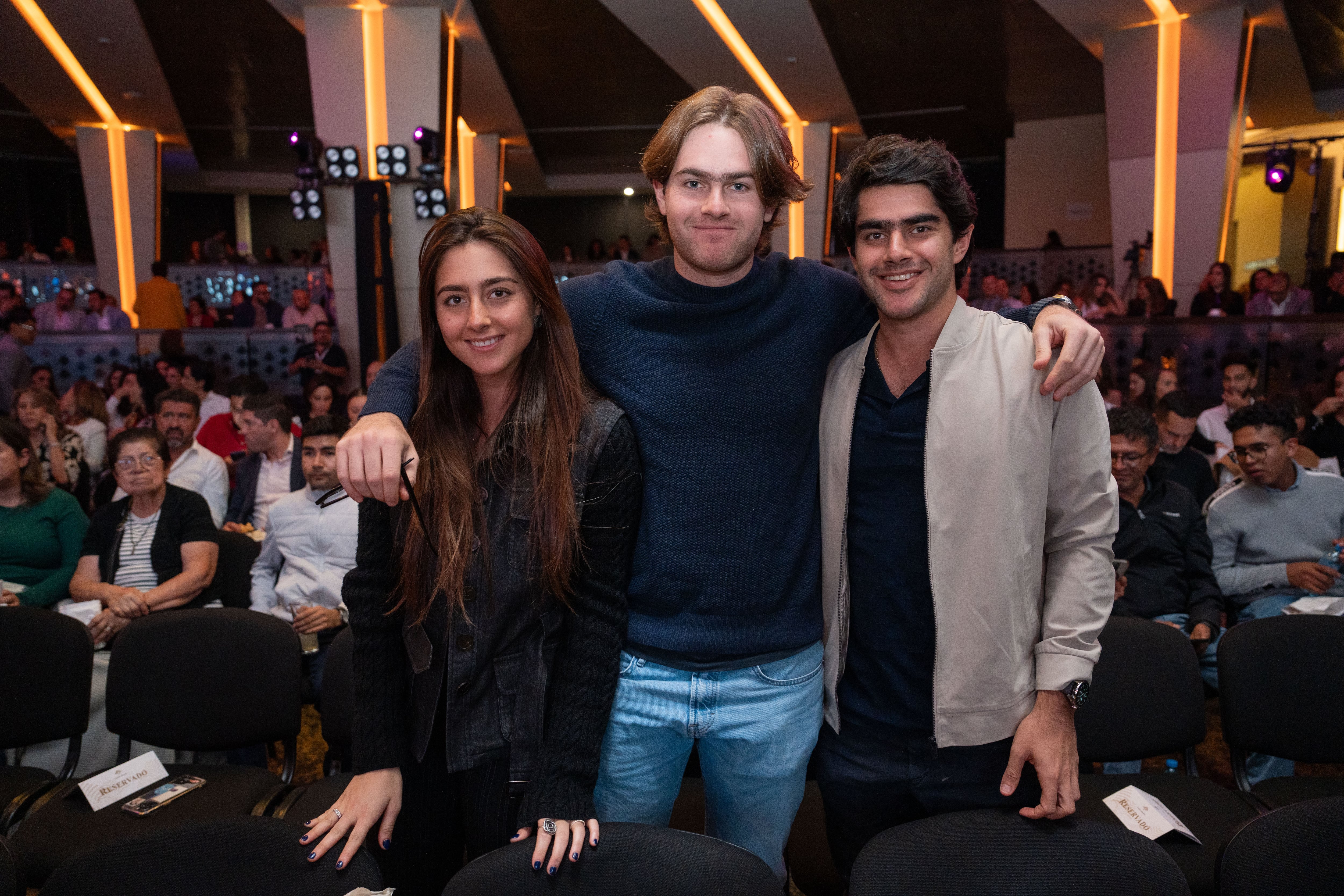 Janine, José y Diego Juan. (Foto: Héptor Arjona)
