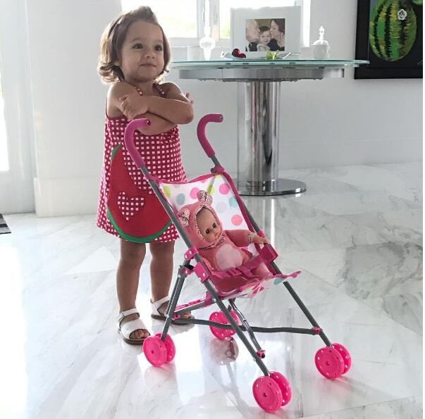 VIDEO: Alaïa, la bebé de Adamari López y Toni Costa, baila salsa