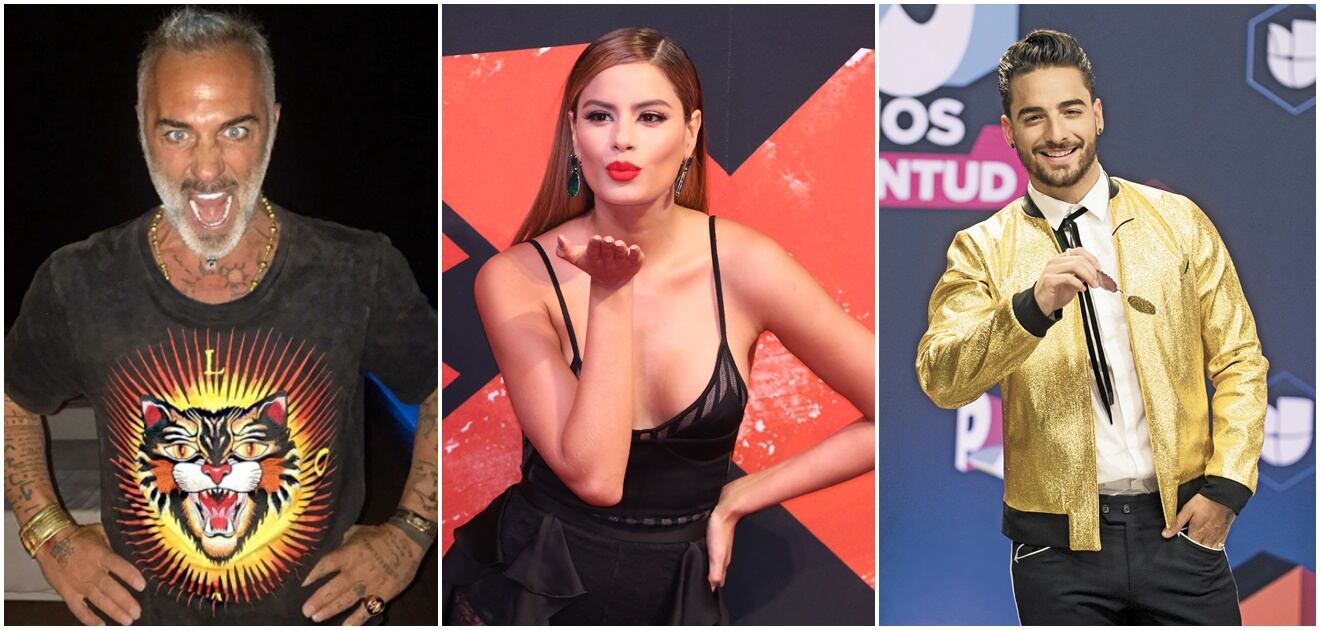<p>Maluma y Ariadna Gutiérrez fueron vistos en un yate en Miami. <strong>(Fotos: Instagram)</strong></p>
