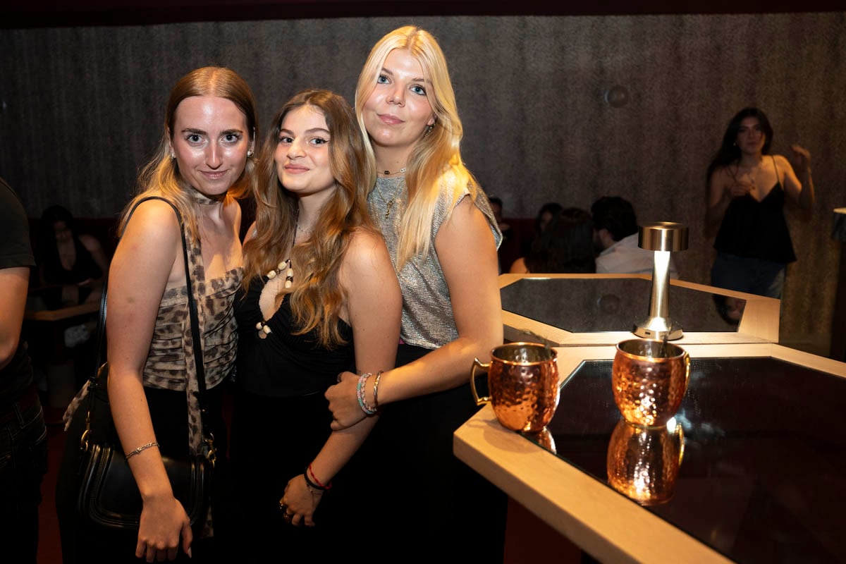 Camila Jal, Julia Gambini y Emma Chaluleu. (Foto: Héptor Arjona)
