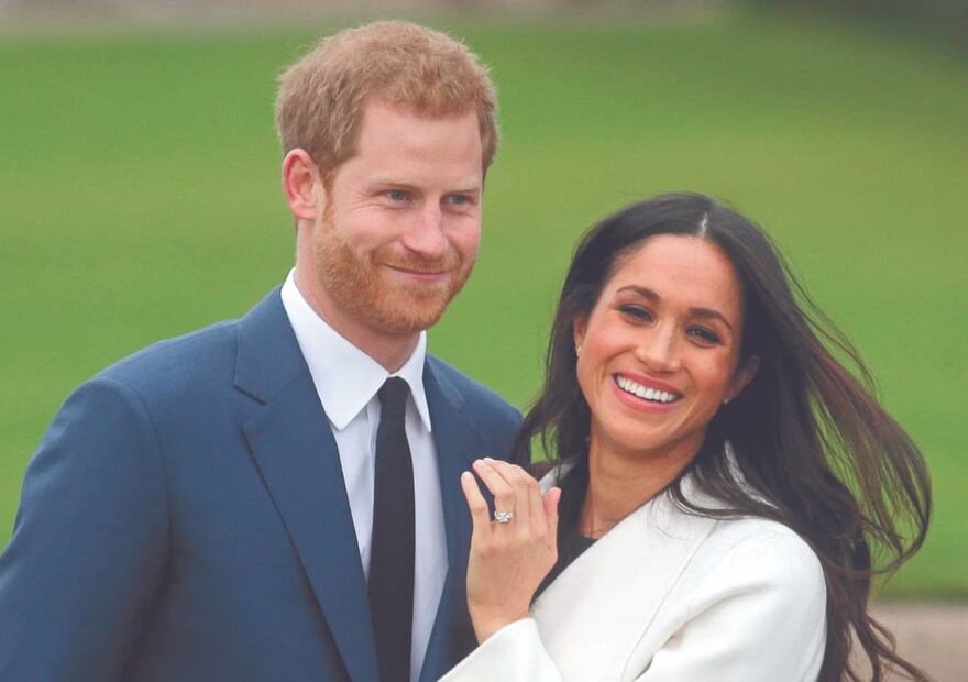 El príncipe Harry y Meghan Markle se comprometieron en noviembre de 2017 / AP