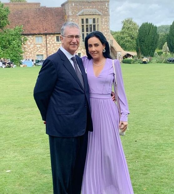 Ricardo Salinas Pliego y María Laura Salinas en el festival de ópera Glyndebourne