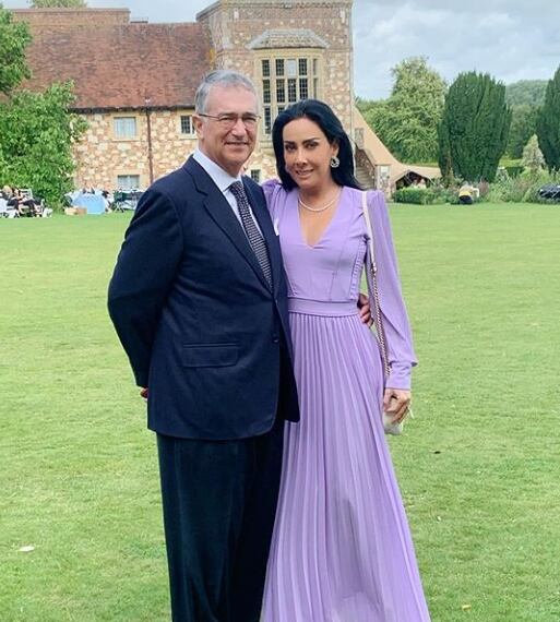 Ricardo Salinas Pliego y María Laura Salinas en el festival de ópera Glyndebourne