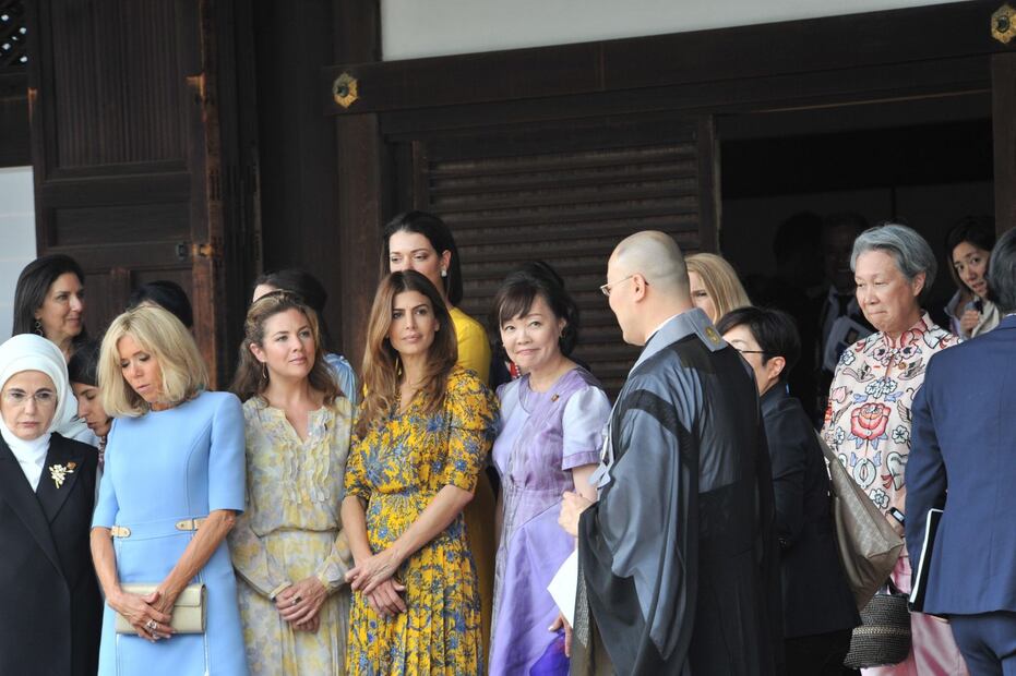 Rosalinda Bueso, esposa de Marcelo Ebrard, se reúne con las primeras damas en el G20 