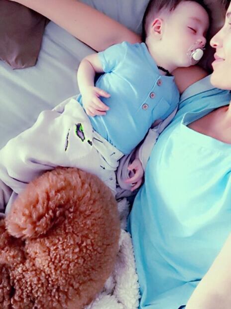 Jaydy Michel muestra por primera vez la cara de su bebé Leonardo Márquez 