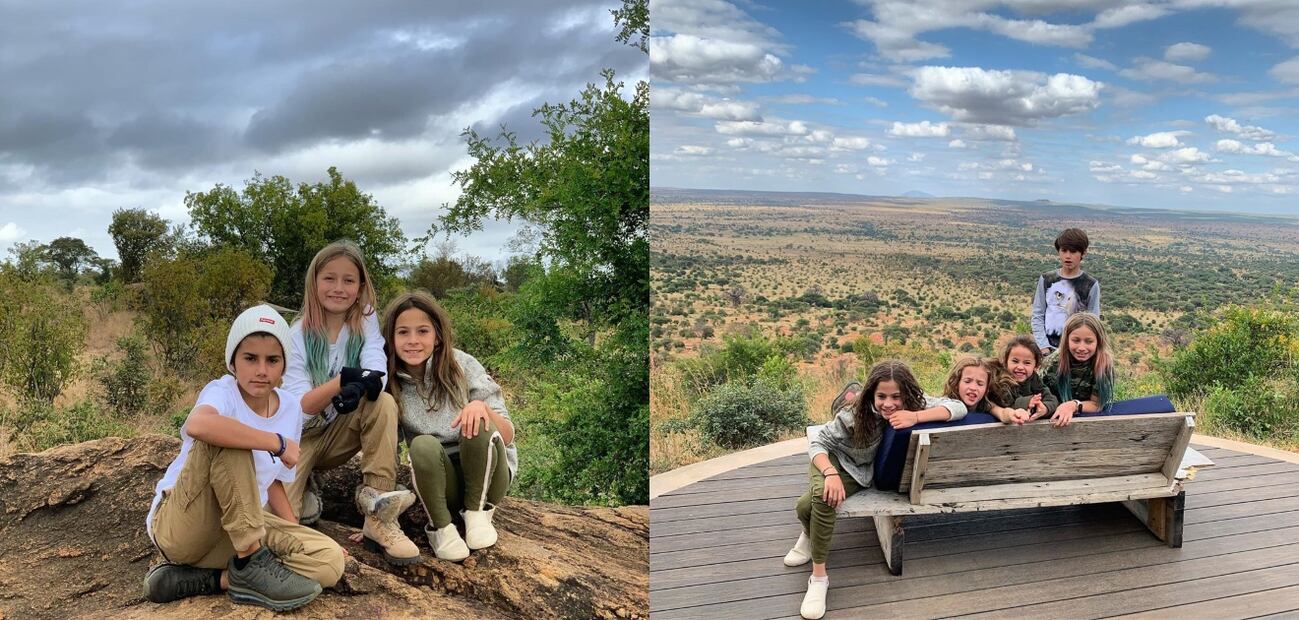 Liliana  Melo de Sada y Federico Sada, un espectacular viaje familiar por África
