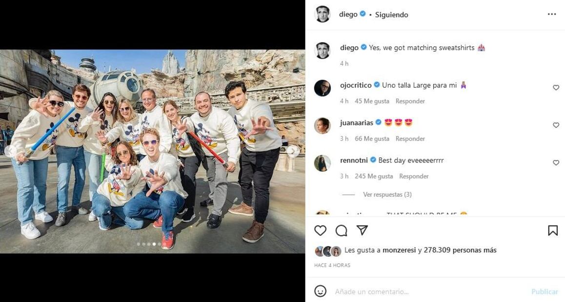 Diego Boneta y Renata Notni en romántico viaje a Disneyland