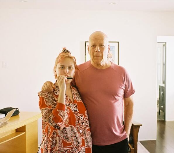 Tallulah Willis junto a su papá / Foto: Instagram