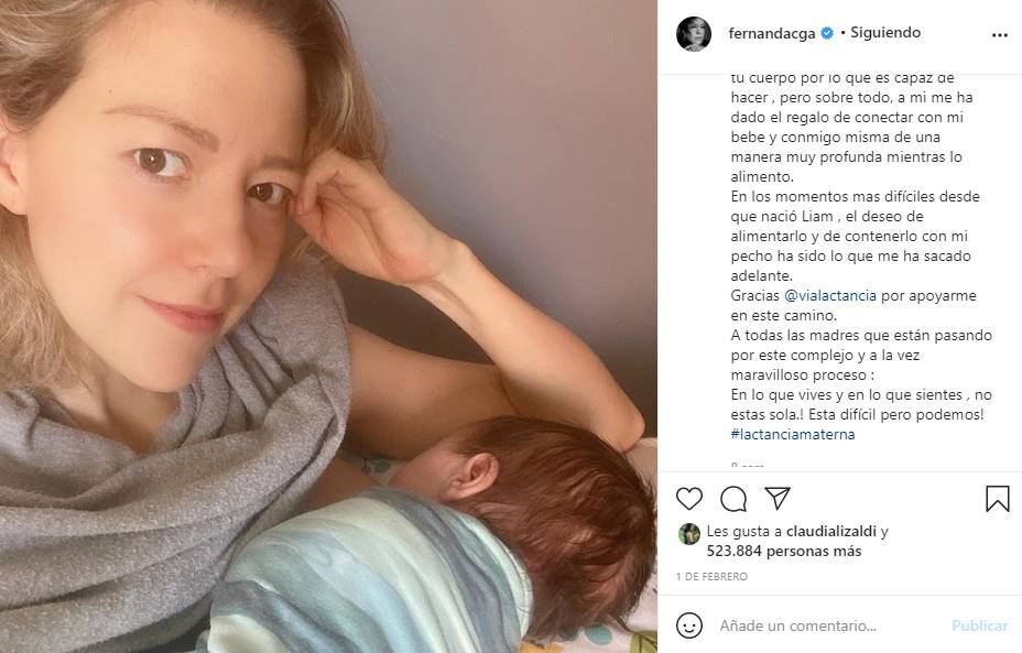 Este es el video más tierno de Fernanda Castillo y baby Liam