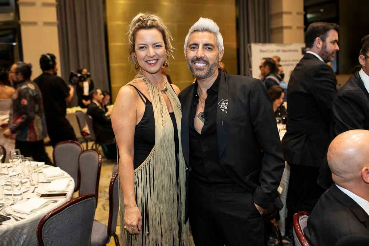 Roxana Castaños y el Chef Yogui. (Foto: Esteban Torreblanca)