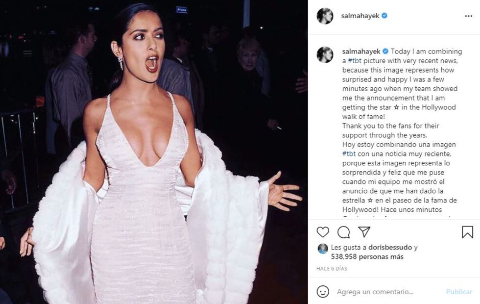 Salma Hayek confirma que comer tacos es su pasión