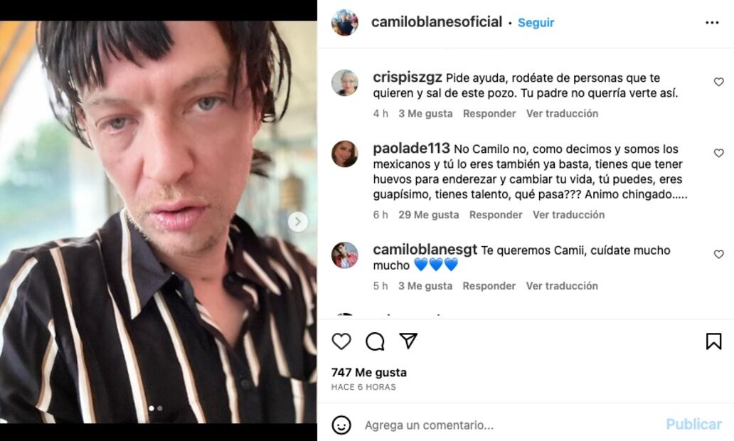 Camilín, hijo de Camilo Sesto, reaparece y enciende las alarmas por su aspecto