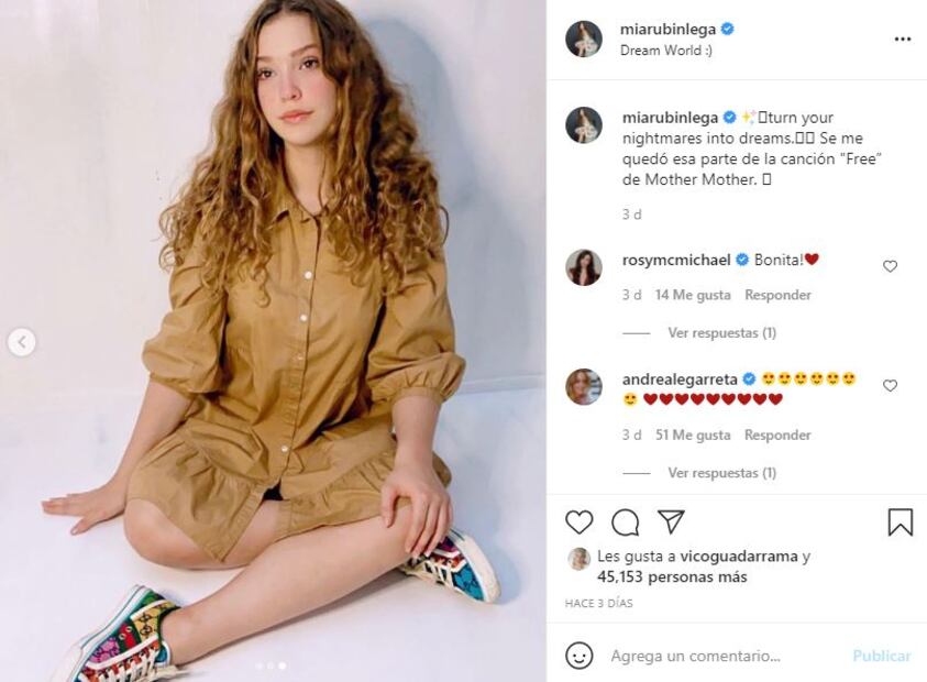 Mia Rubin y sus tenis Gucci que se volvieron virales