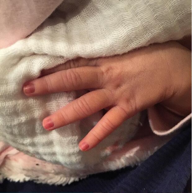 La primera fotografía de Mila, hija de Sergio Mayer Mori y Natália Subtil
