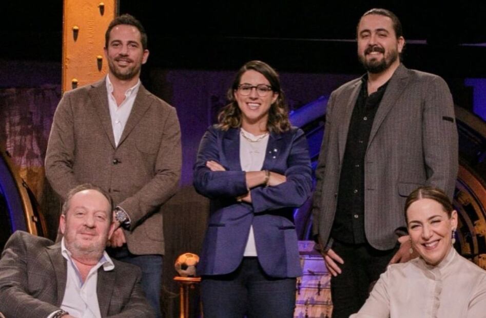 Alejandro Litchi junto a sus colegas del programa  'Shark Tank México' / Foto: Instagram