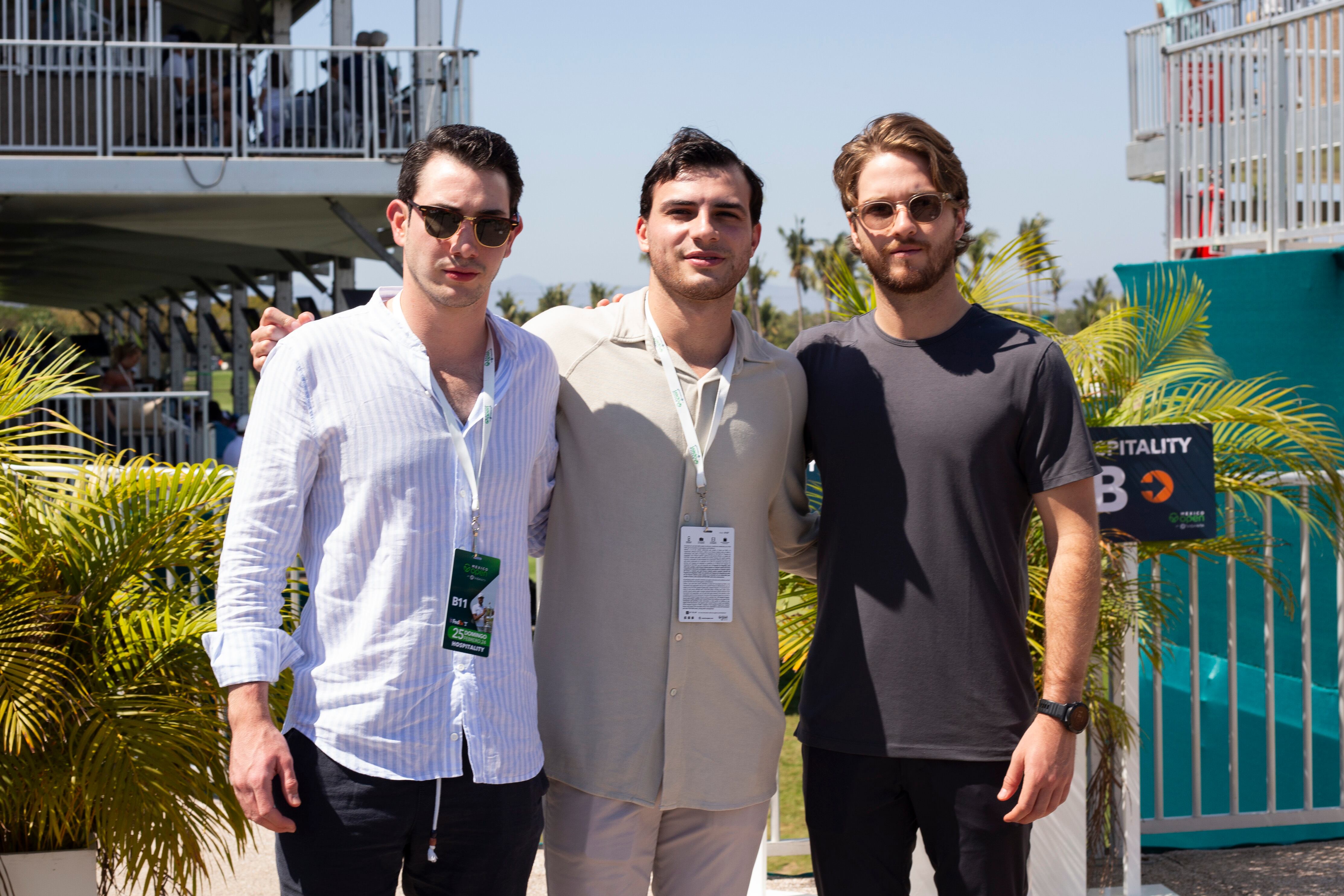 Mikel Padilla, Rodrigo Fernández y José Manuel Gómez. (Foto: Esteban Torreblanca)