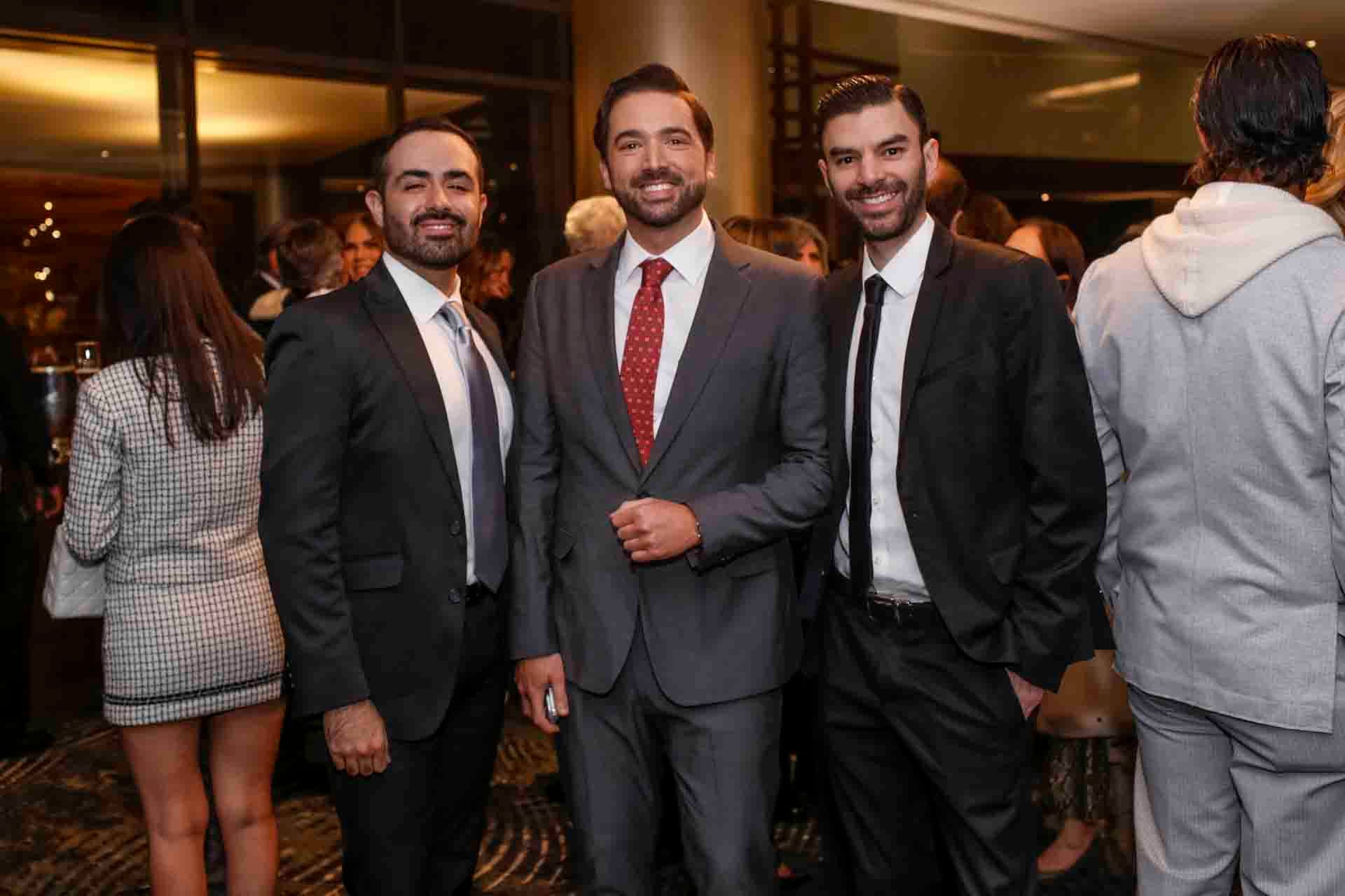 Luis Sánchez, Carlos Girón y Humberto Contreras. (Foto: Esteban Torreblanca)