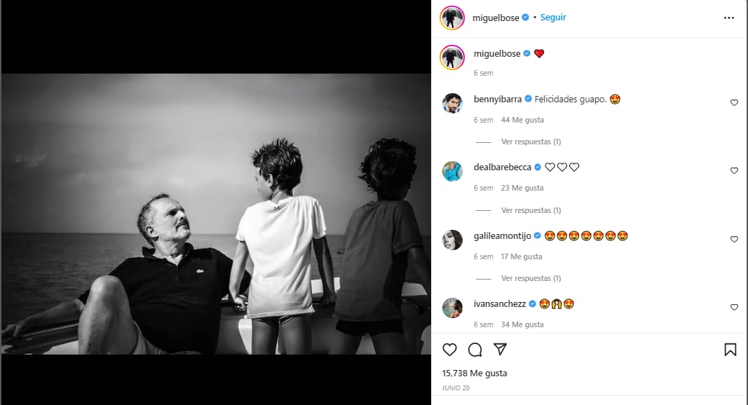 Miguel Bosé y Nacho Palau vuelven a estar en contacto