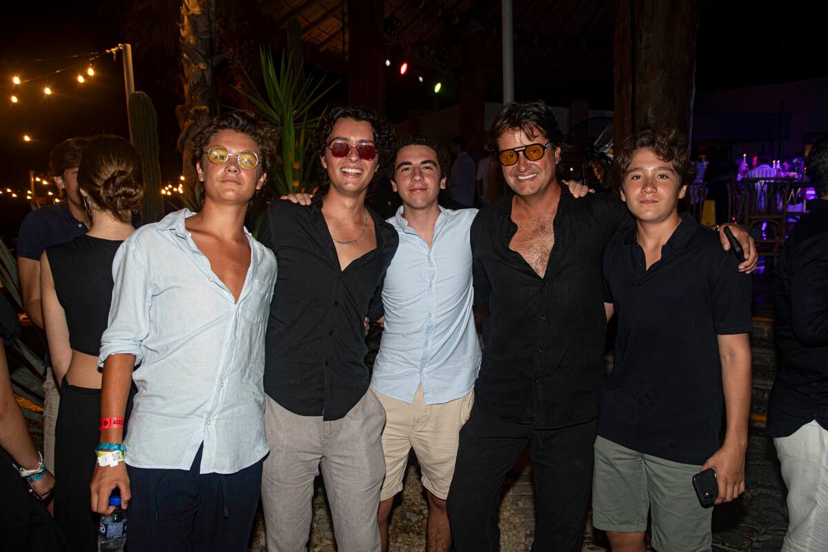 Jerónimo y José Antonio Fernández, Edgar Pereda, Geoffrey Fernández y José Hinojosa. (Foto: Arturo Quintero para VIP)