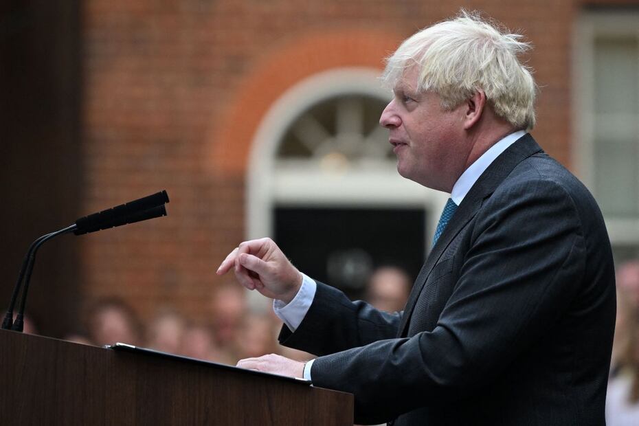 "Eso es todo, amigos", Boris Johnson se despide de Downing Street