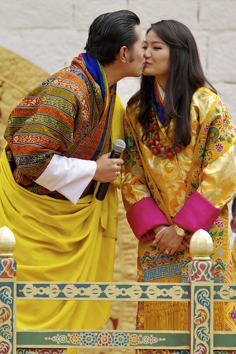 La historia de amor de los reyes de Bután