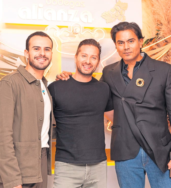 Patricio Pacheco, Jorge Estrada y Jorge Ríos. / Foto: Especial