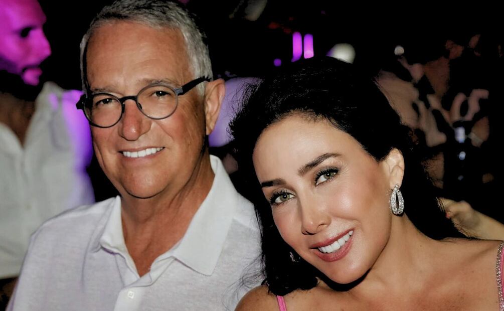 Ricardo Salinas Pliego junto a María Laura Medina / Foto: Instagram