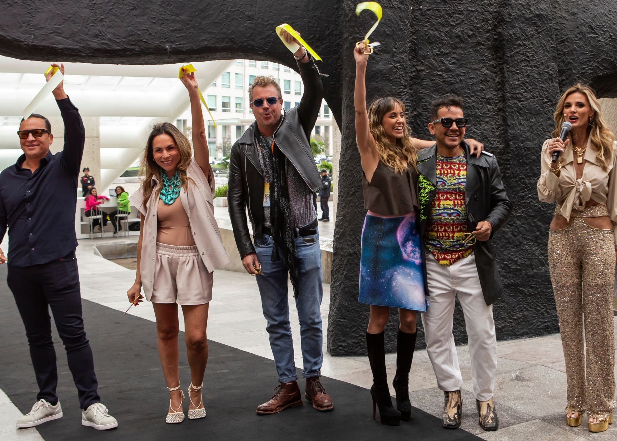 Horacio Villar, Úrsula Montserrat, Emilio Braun, Olivia Peralta, Jorge Ayala y Maritere Alessandri. (Foto: Esteban Torreblanca)