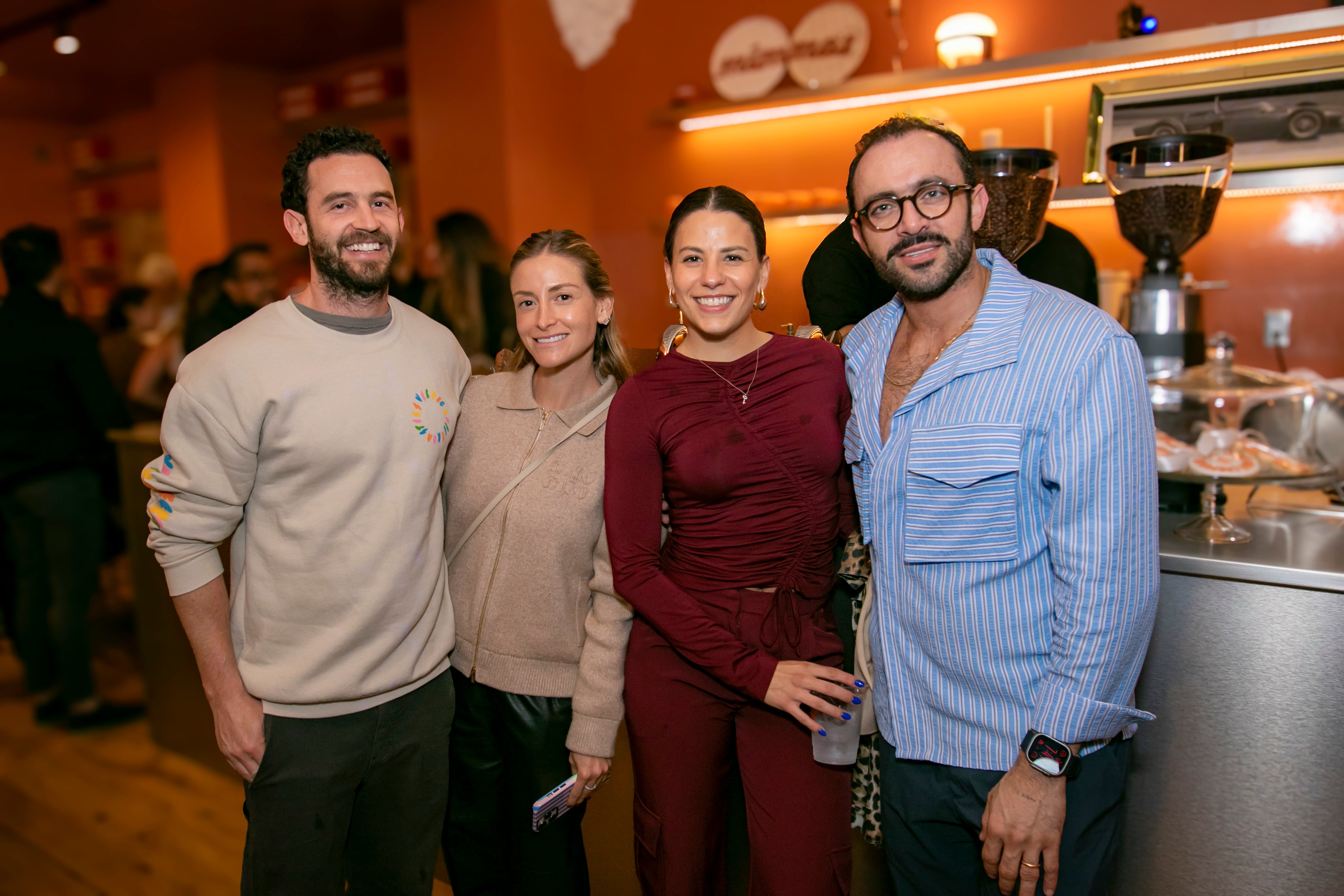 Daniel Rodríguez, Alexia Hernández, María José Valle y Juan José Nemer. (Foto: Bernardo Maldonado)